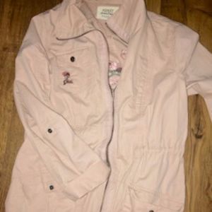 Pink Embroidered Jacket Size Medium